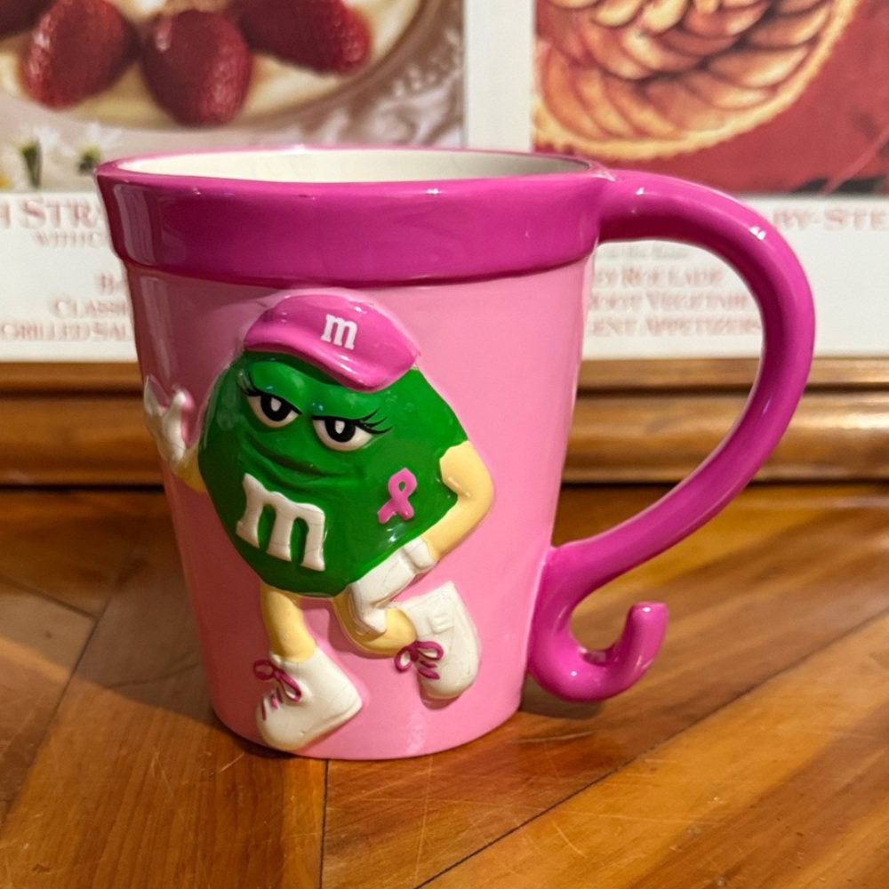 M&M'S Pink and Green Cup